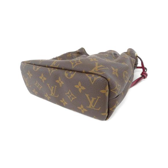 LOUIS VUITTON Monogram Posh Noe M43445 Pouch Brown Coated Canvas Zip Bag - Picture 2 of 3